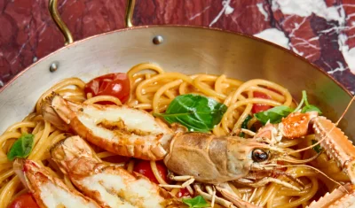 Паста со скампи — Salone pasta&bar Москва, Москва